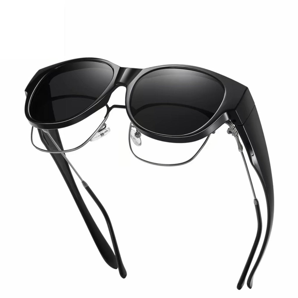 Oversized Cat-Eye Sunglasses with UV400 Polarized Lenses - Esilora