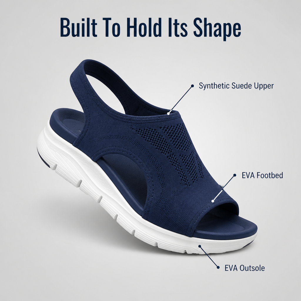 SlingFlexie – prodyšné pletené sandály typu slingback s pohodlnou podporou klenby - Esilora