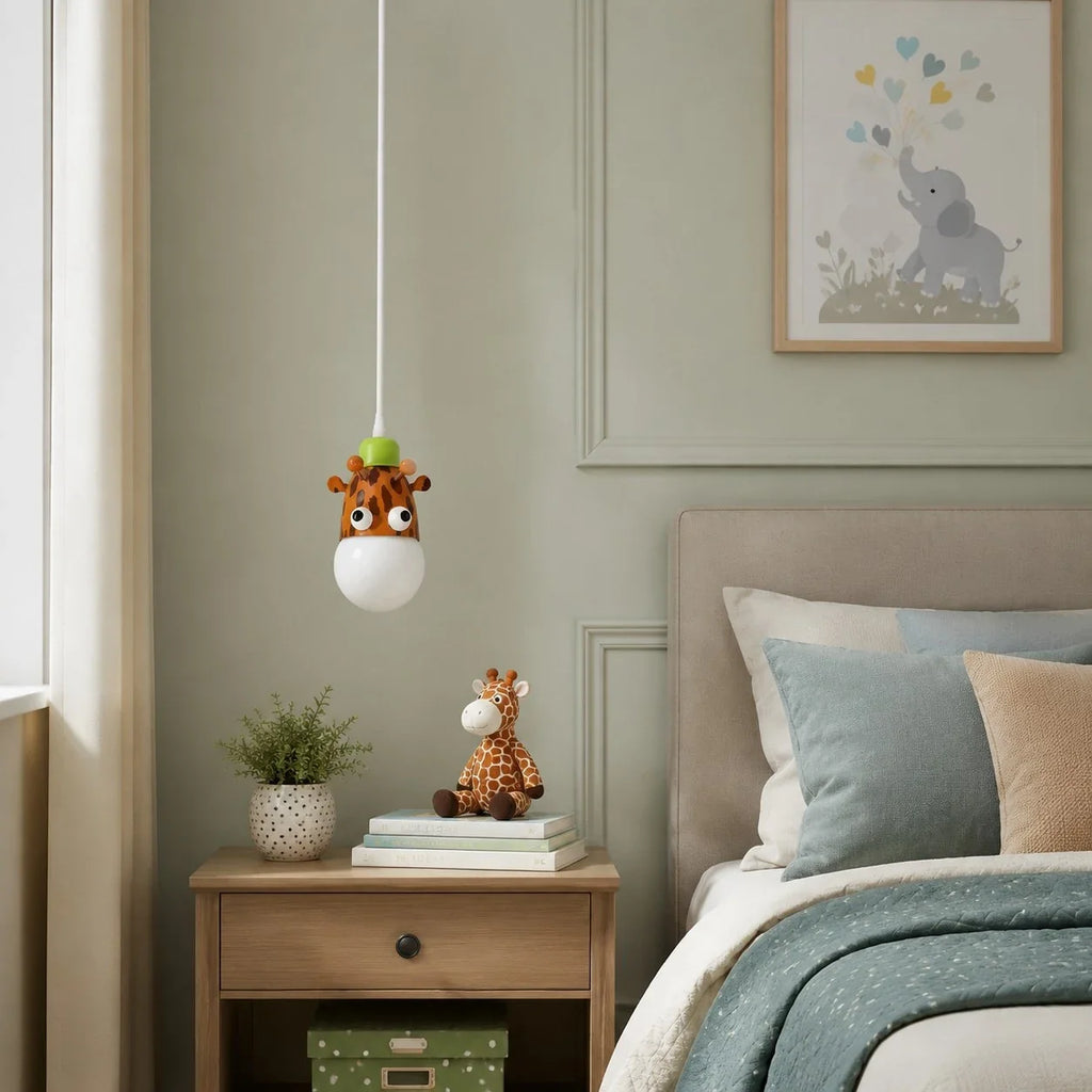 Lampada a sospensione con animali per bambini | Esilora