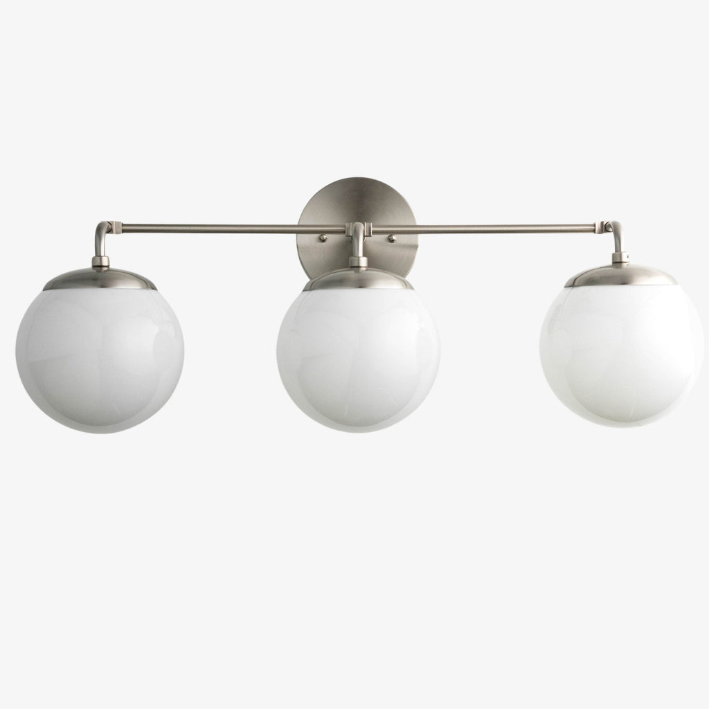 مصباح Glorica Glass الشريطي LED القابل لتعتيم الإضاءة للمرآة – وحدة إضاءة حمّام كروية بسيطة | Esilora