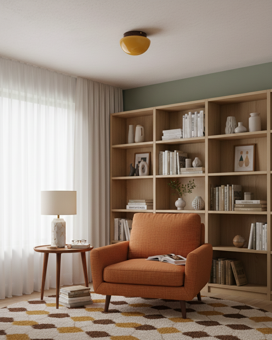 Honeyed Dome Ceiling Lamp | Esilora