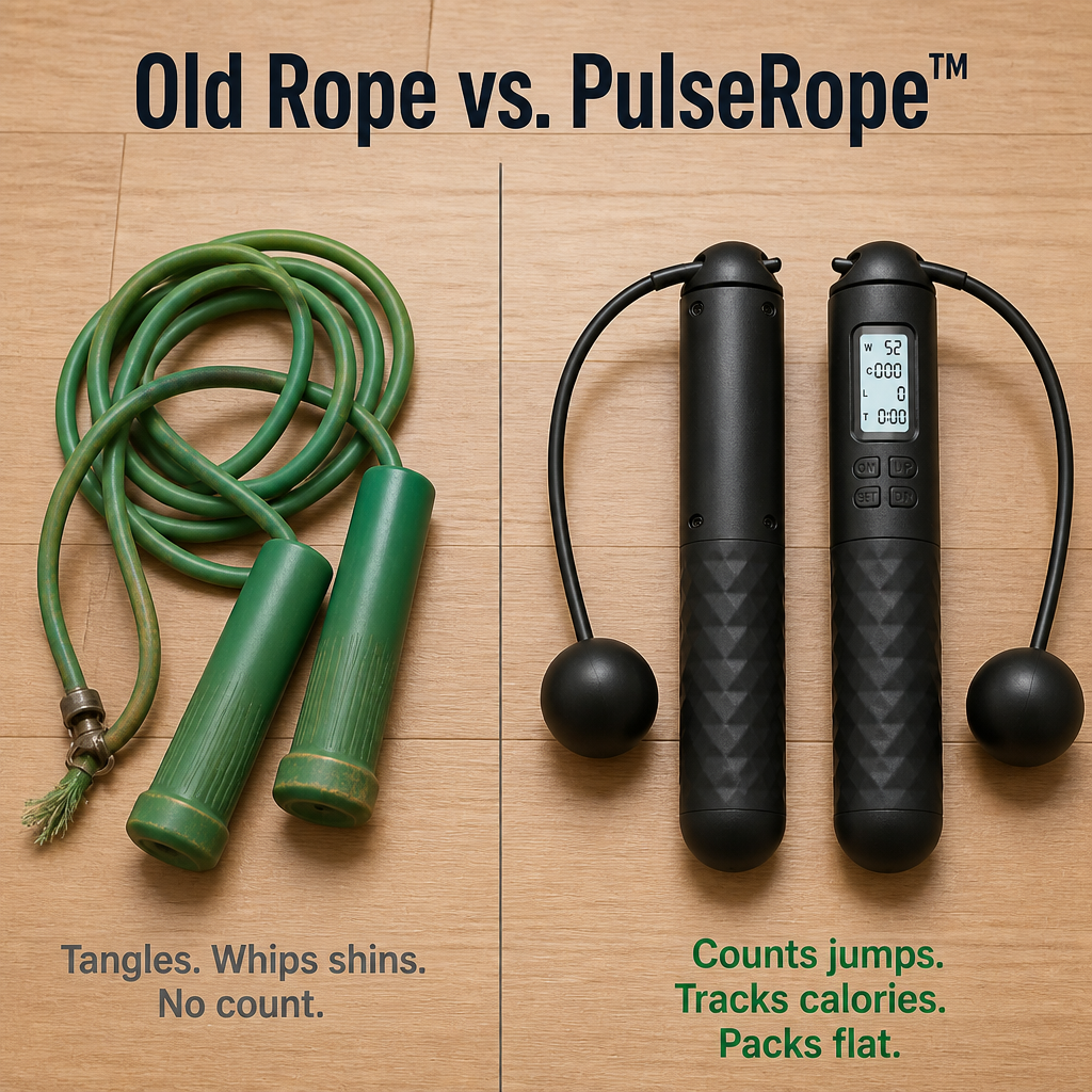 PulseRope — Get Real Jump-Rope Cardio Without Whipping Your Shins - Esilora