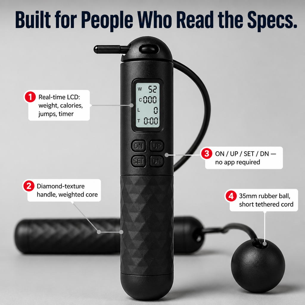 PulseRope — Get Real Jump-Rope Cardio Without Whipping Your Shins - Esilora