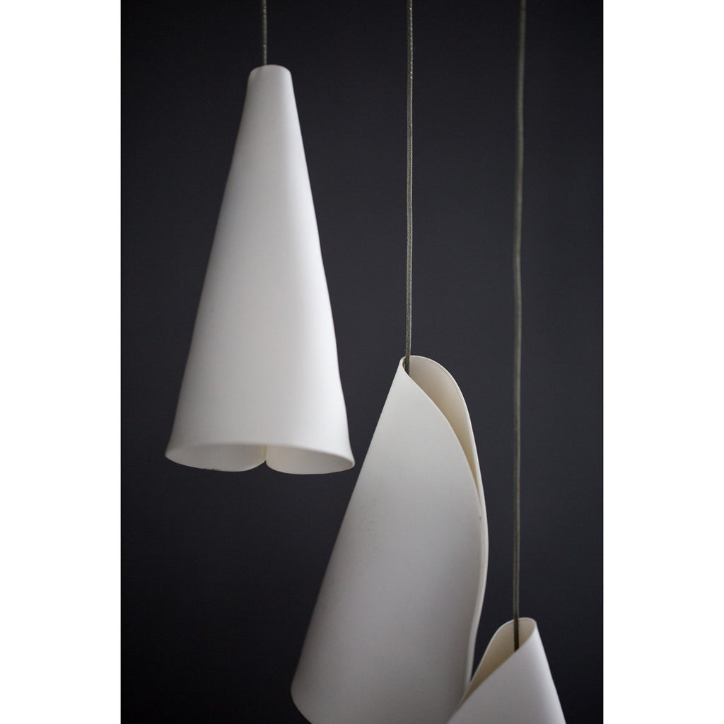 21 Thin Porcelain Pendant Lamp | Esilora
