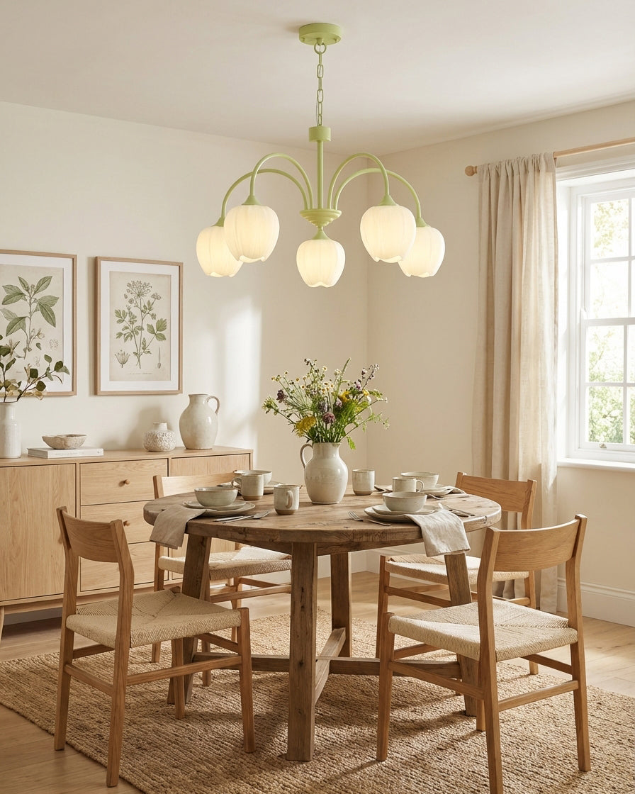 Tulip Matcha Chandelier | Esilora
