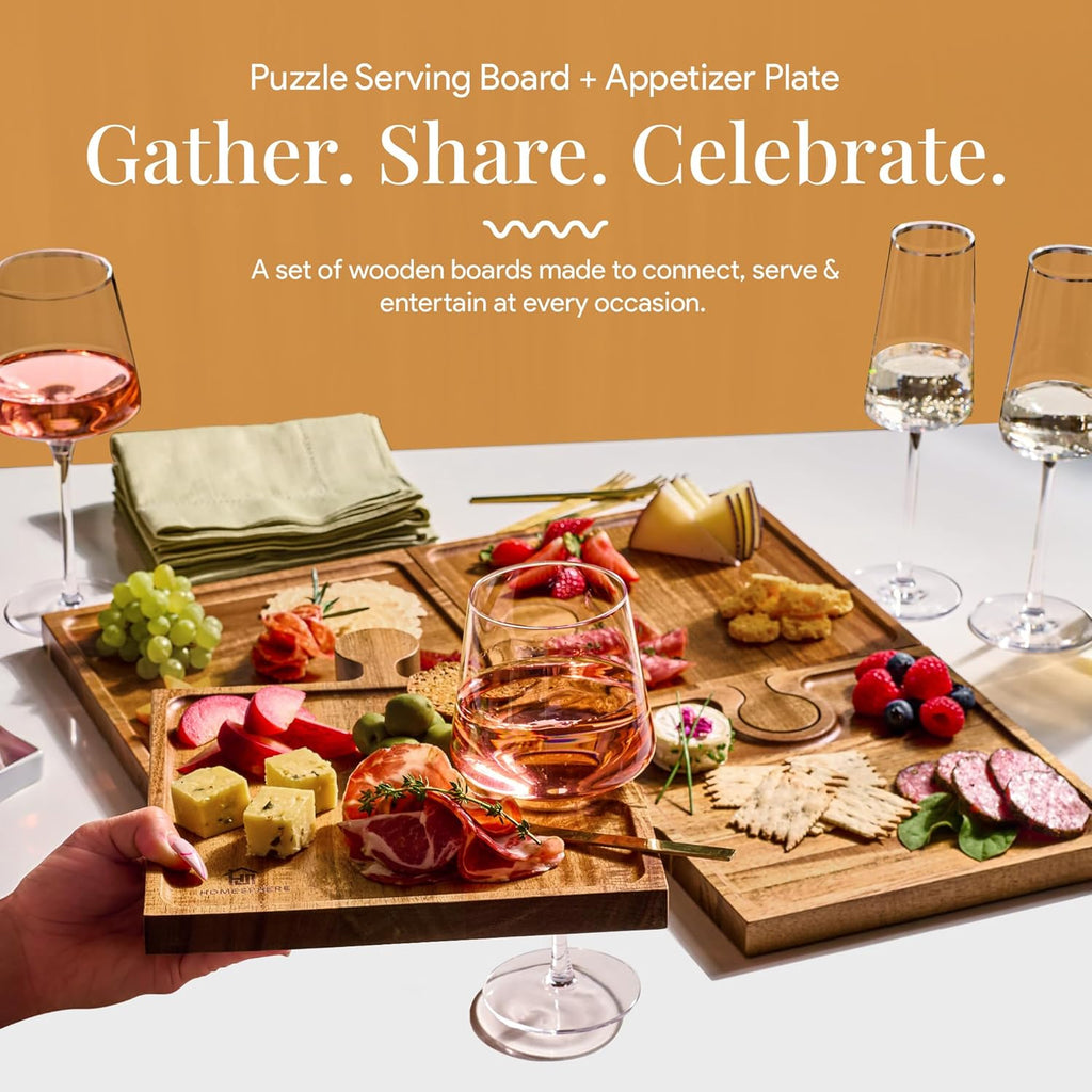 Puzzle Serving Tray – Connects Guests for Stylish and Memorable Moments - Esilora