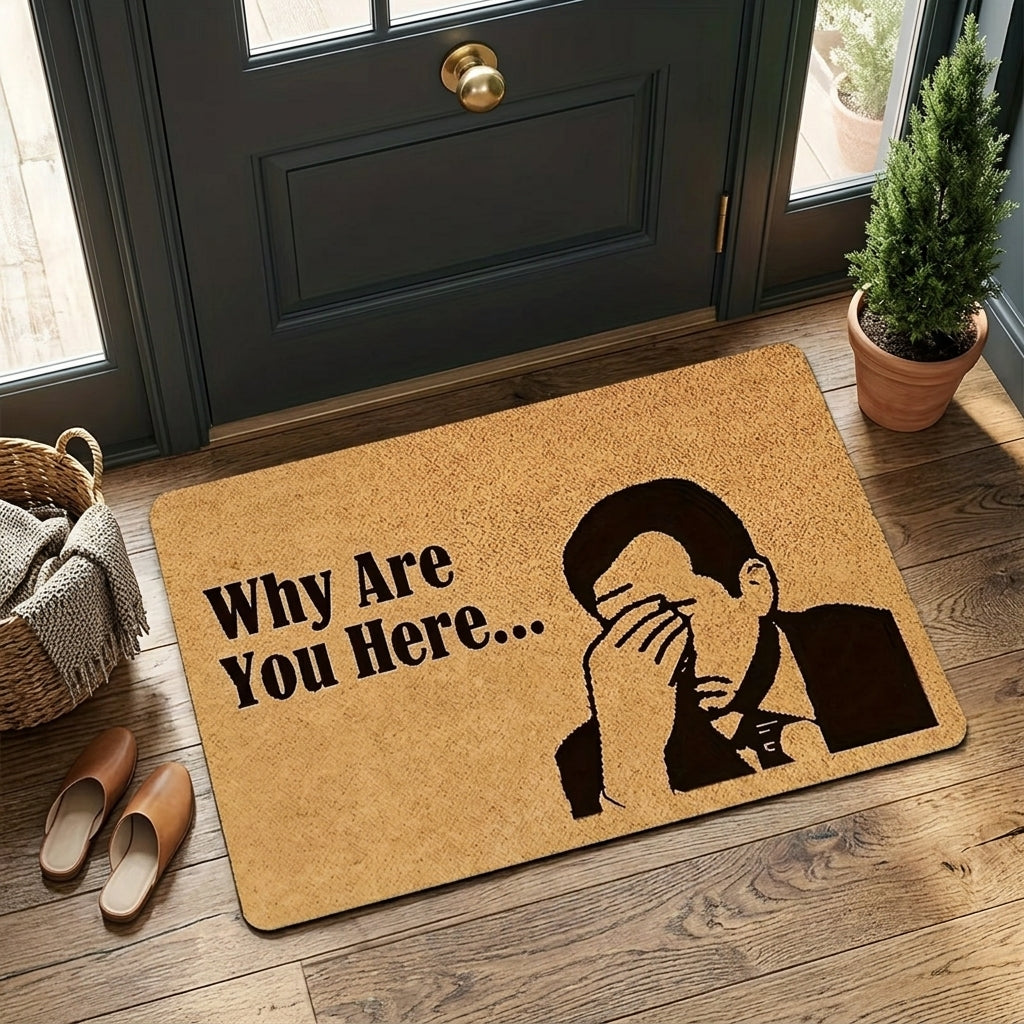 Humorous Door Mat for Playful Entryway Charm