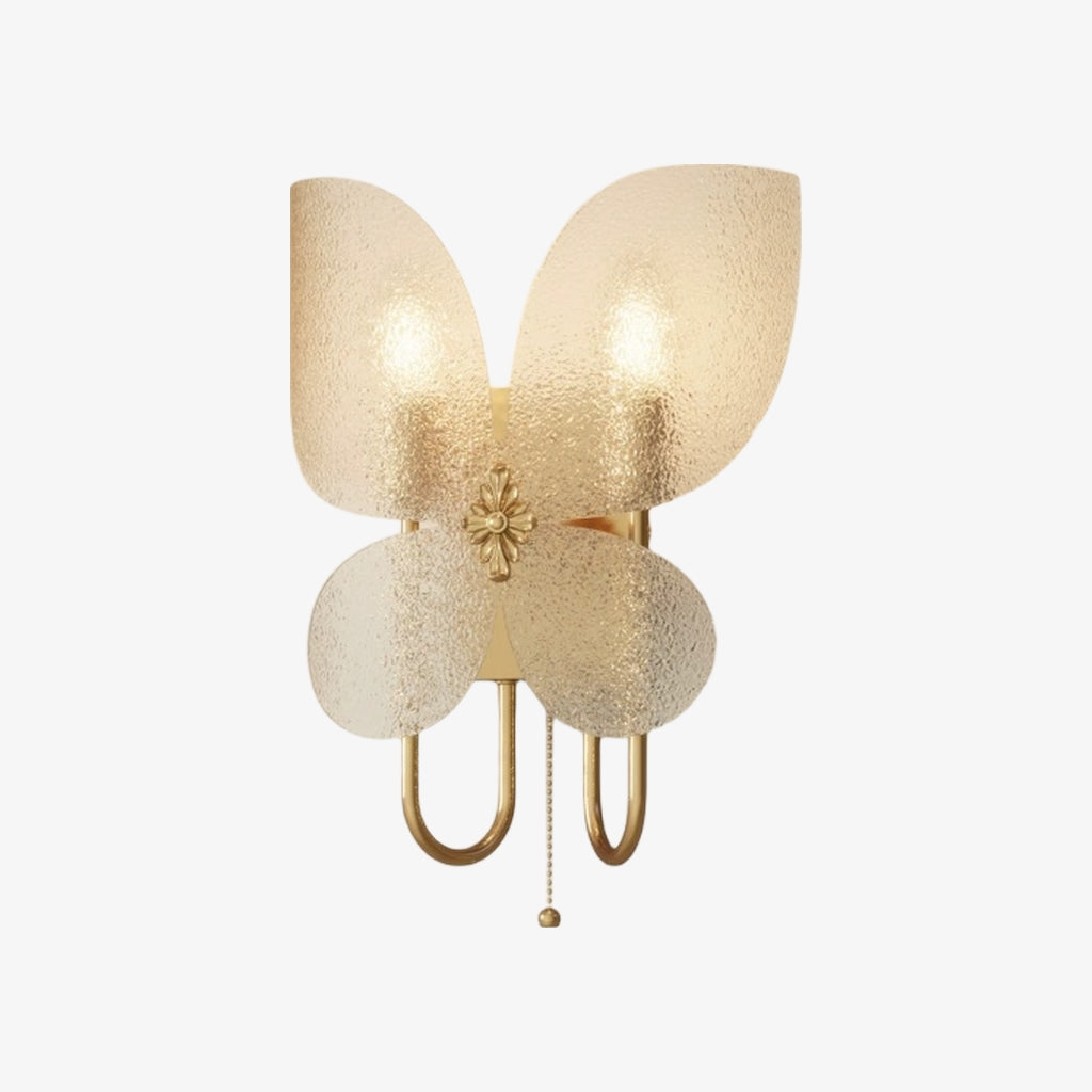 Lucenda Butterfly Wall Sconce - Gold French Vintage Decorative Wall Lamp for Bedroom and Hallway | Esilora