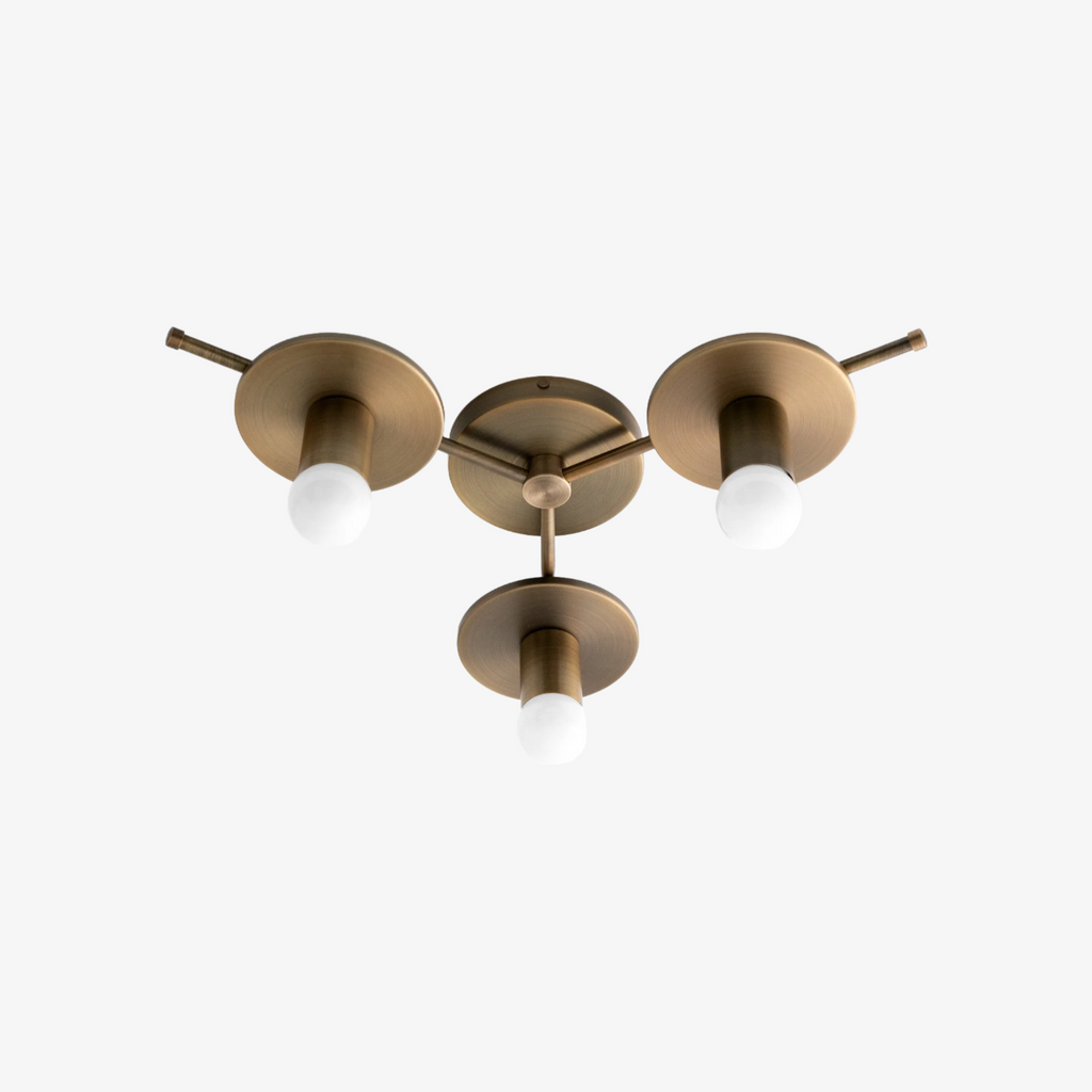 Radiro Globe Sculptural Trio Ceiling Lamp — Minimalist Modern Fixture for Living & Dining | Esilora