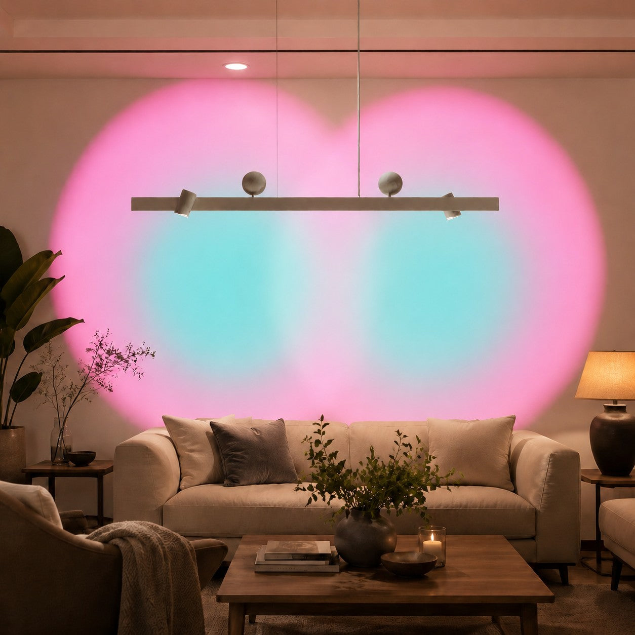 Linear Wall-Wash Dining Pendant Light | Esilora