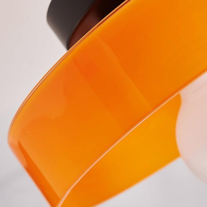 Lampada da soffitto e da parete Glasenti Halo Disc Orb – Illuminazione scultorea moderna per gli ambienti domestici U29 | Esilora