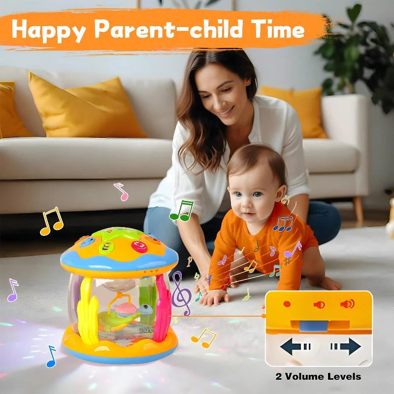 Spinning Infant Night Light Projector with Music - Esilora