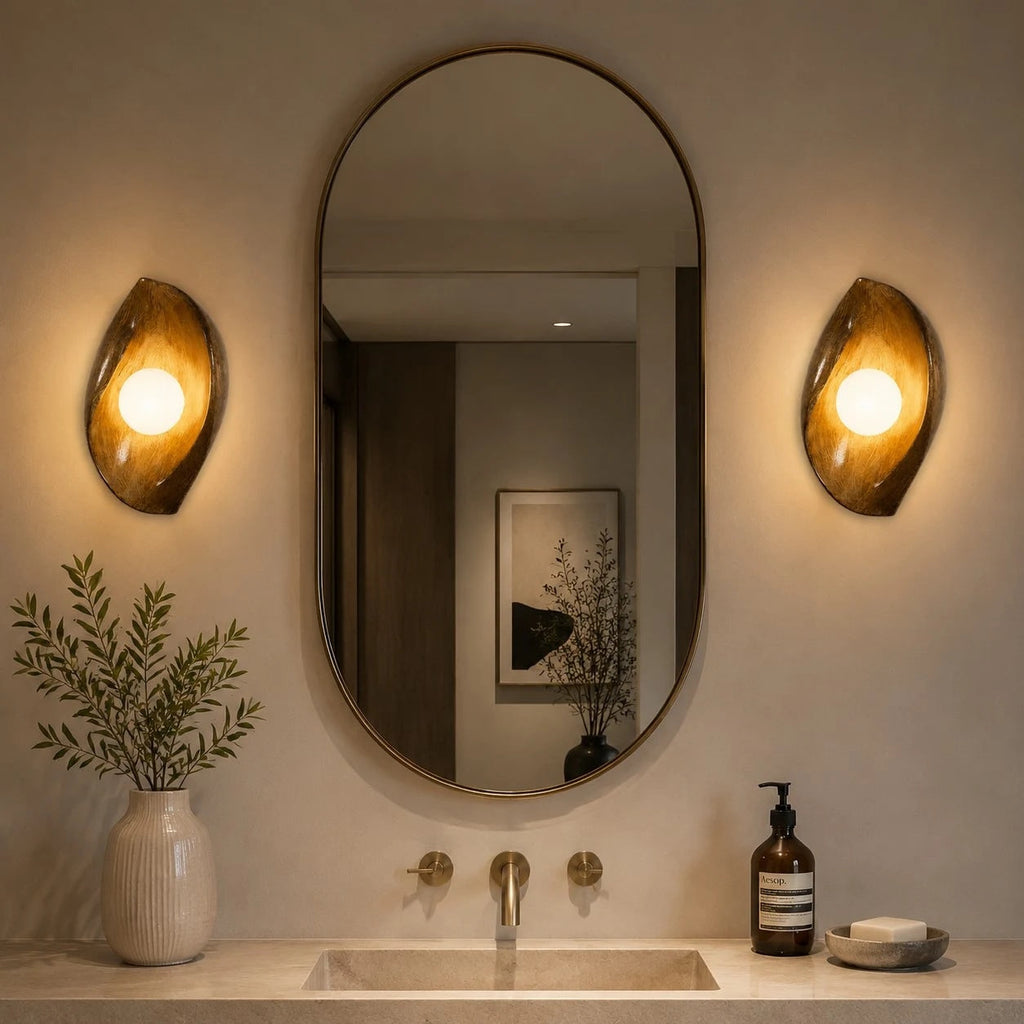 Wabi-Sabi Resin Wall Sconce | Esilora
