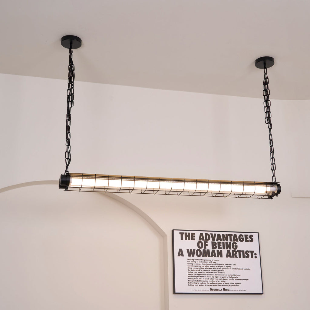Artisan Glass Linearity Chandelier Iron Metal Glass Polished Silver Finish | Esilora