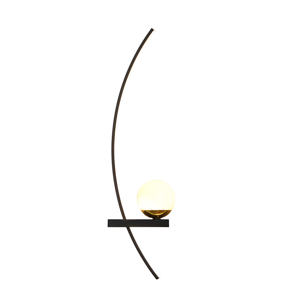 21'' Curved Strip 3 Step Dimming LED Wall Sconce M50 | Esilora