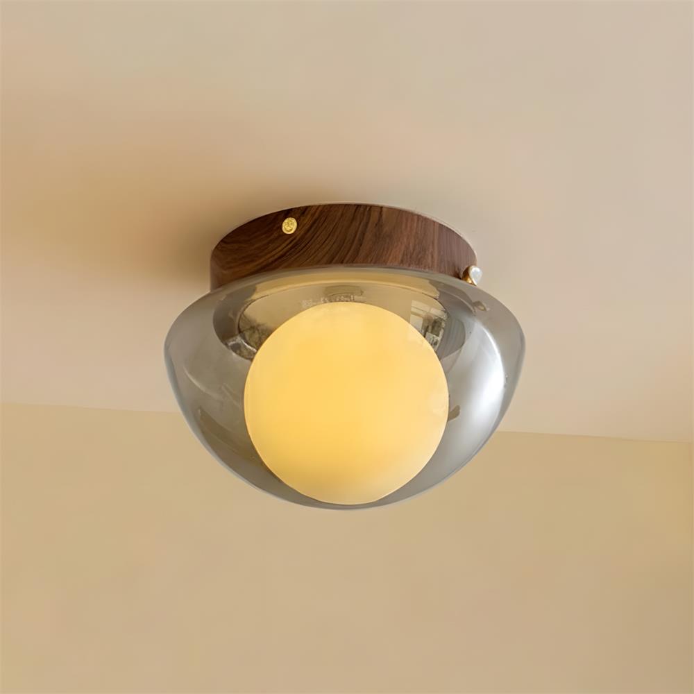 Honeyed Dome Ceiling Lamp | Esilora