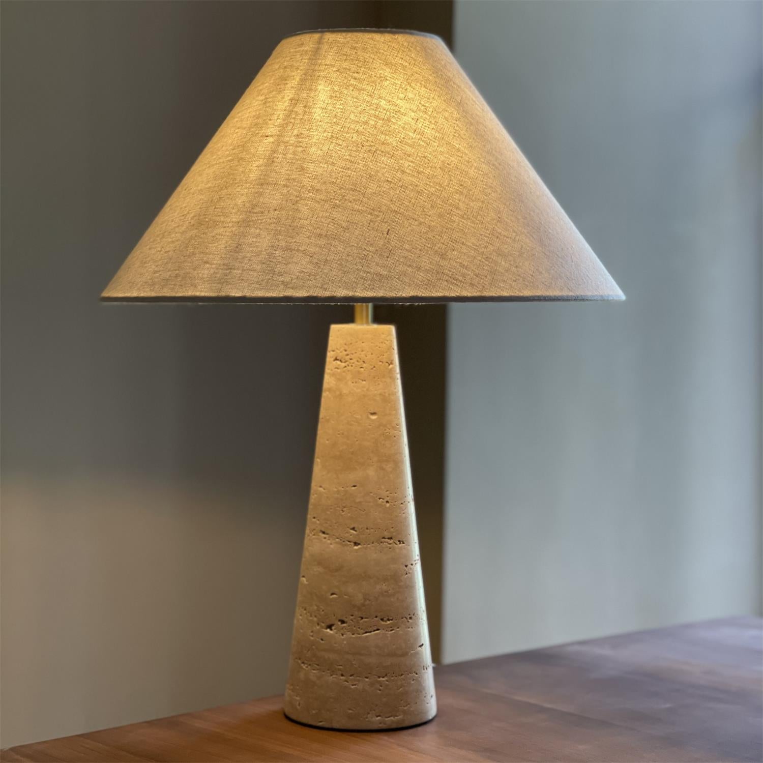 Lulu Travertine Table Lamp | Esilora