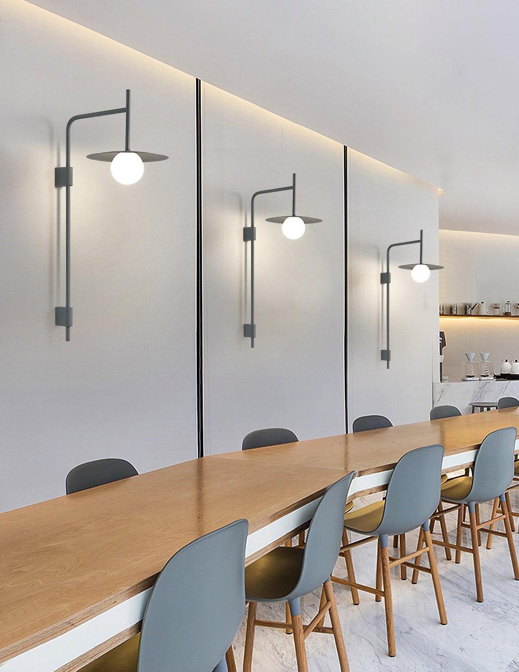 Nordic Swing Arm Wall Lamp for Living Room M22 | Esilora