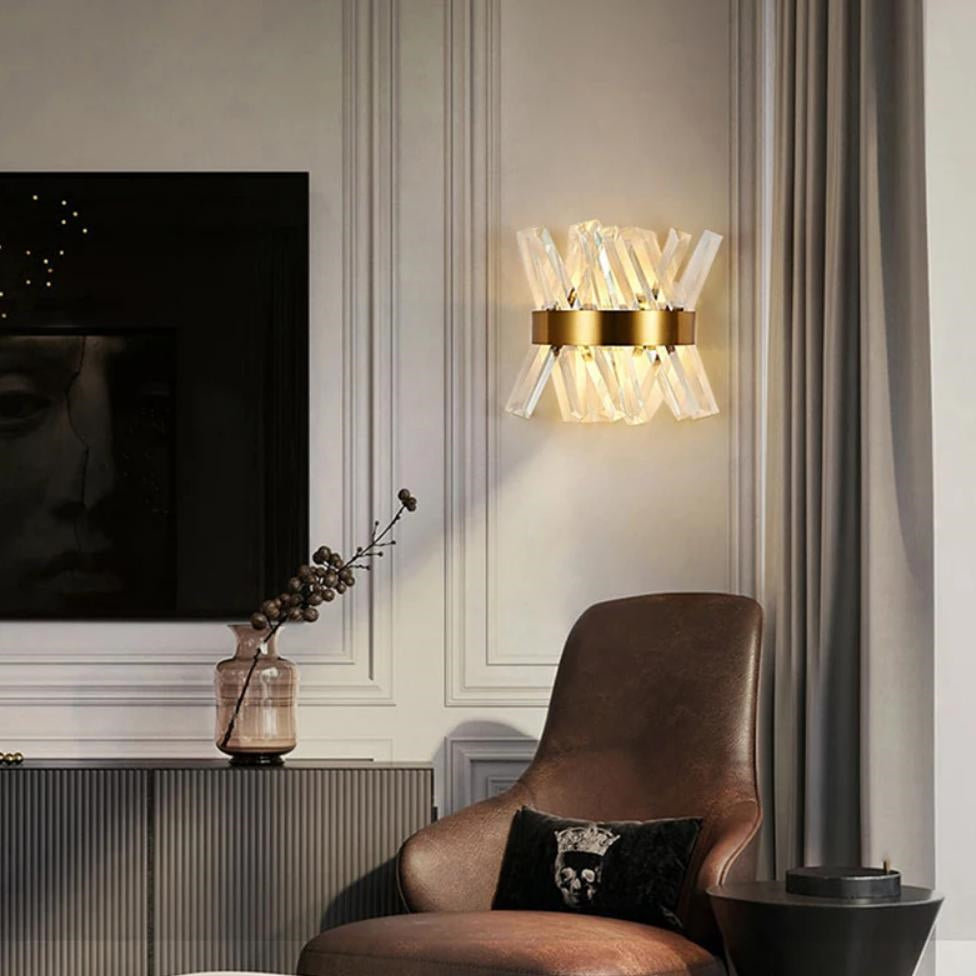 Modern Luxury Crystall Bedside Wall Light M40 | Esilora
