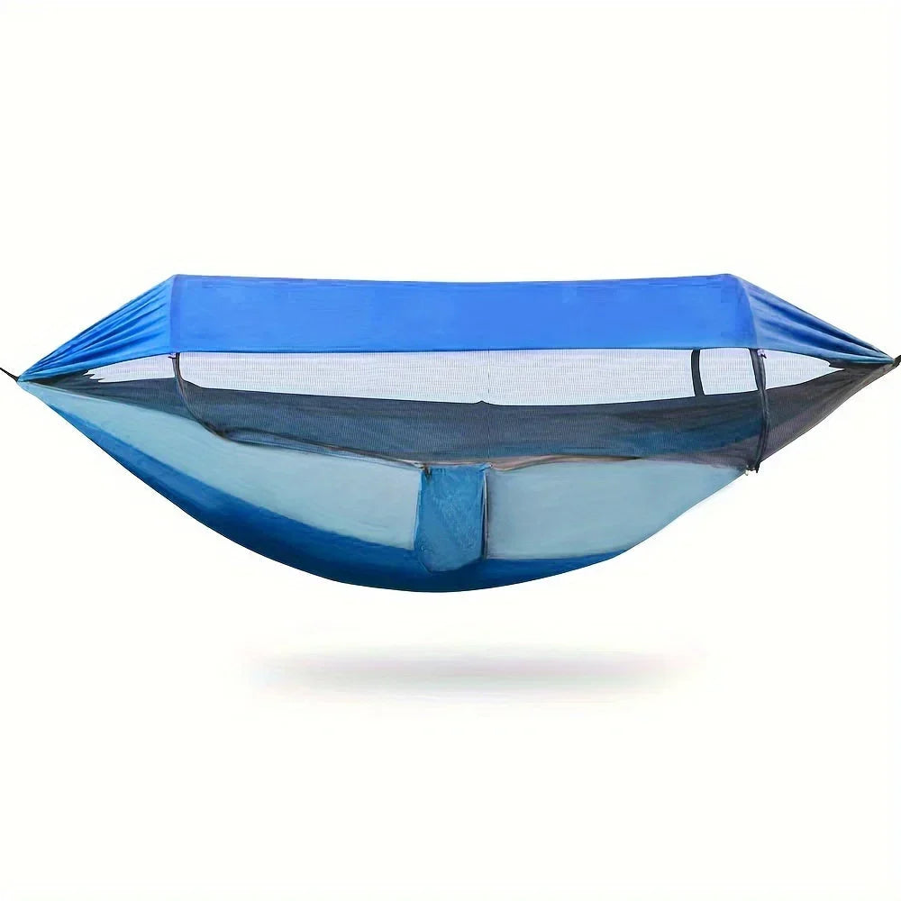 Hamaca para exterior con mosquitera y protección solar - Esilora