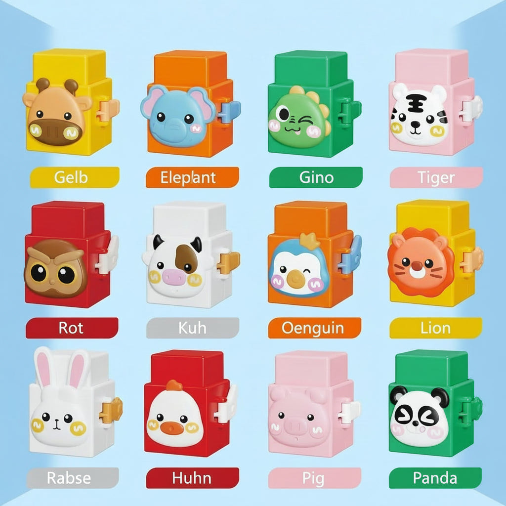 Animal Stacking Balance Tower Set — Interactive Focus Game