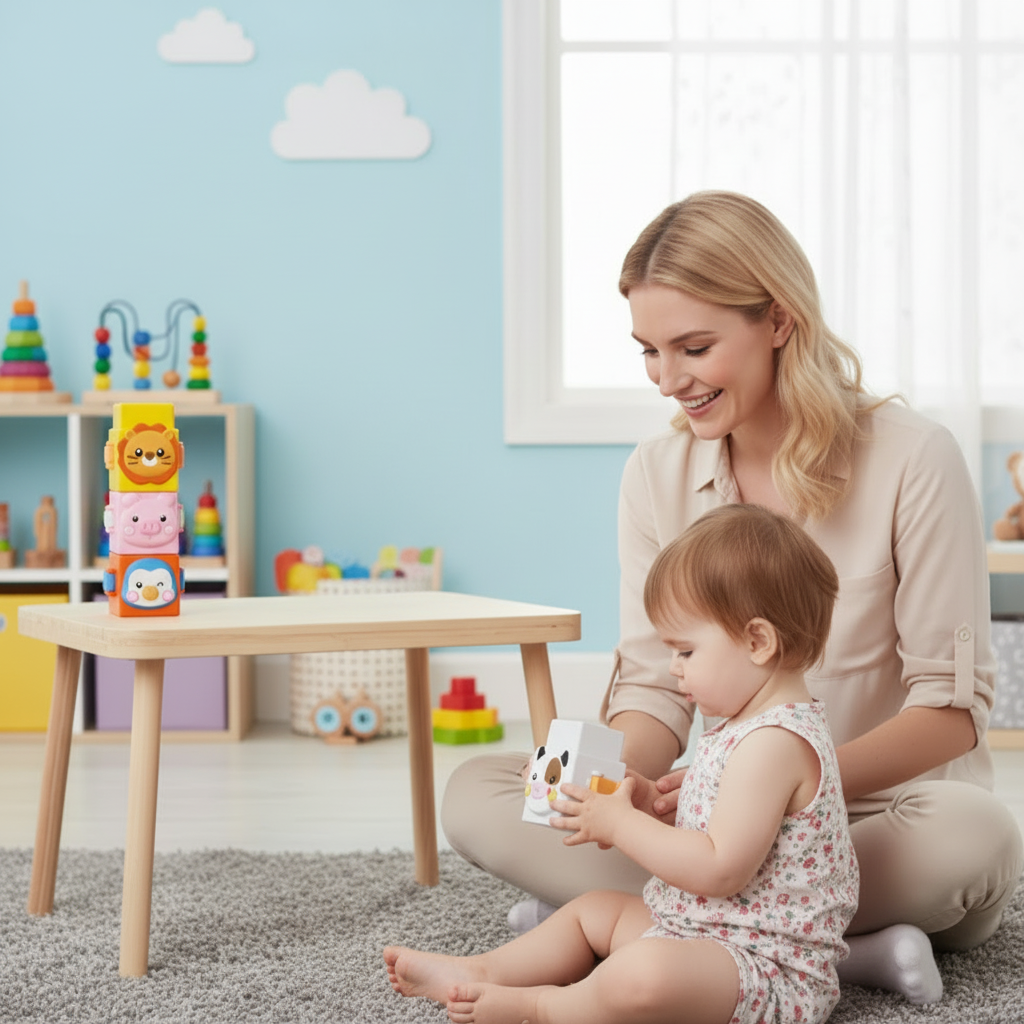 Animal Stacking Balance Tower Set — Interactive Focus Game