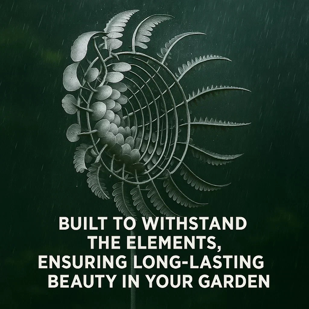 Espiral de viento de metal para jardín y exterior, decoración resistente al óxido - Esilora
