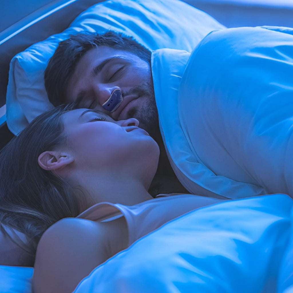 Anti-Snoring Sleep Aid with Soft Nasal Tips for Easier Breathing