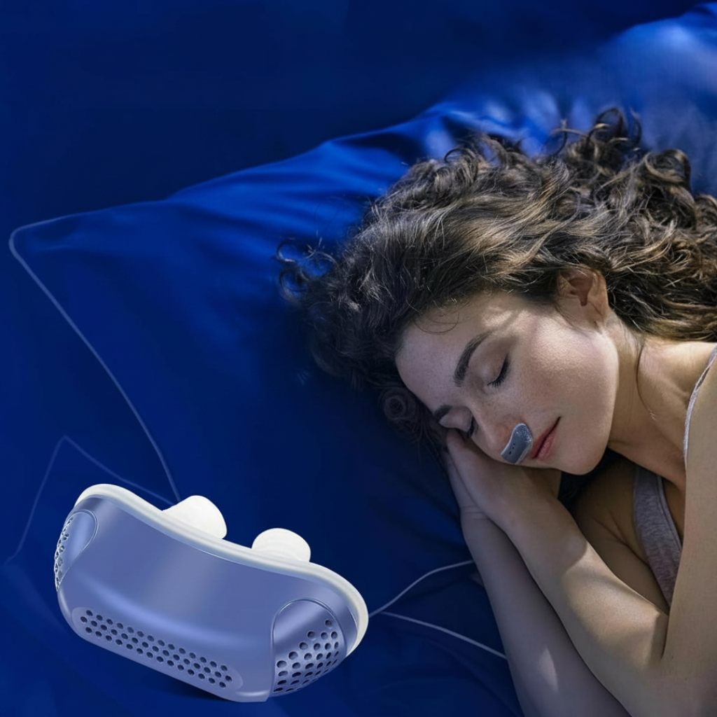 Anti-Snoring Sleep Aid with Soft Nasal Tips for Easier Breathing