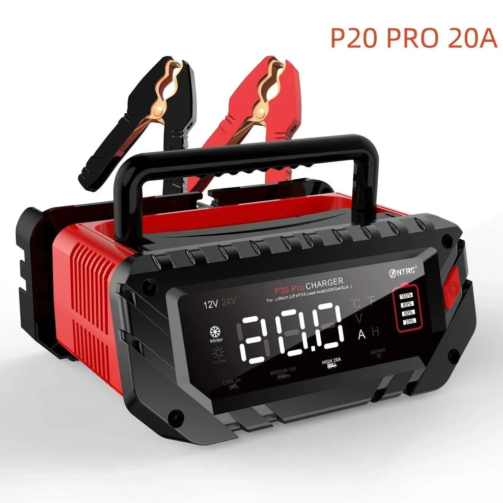 Smart Automatic Battery Charger for Cars, Motorcycles, and Electronics - Esilora