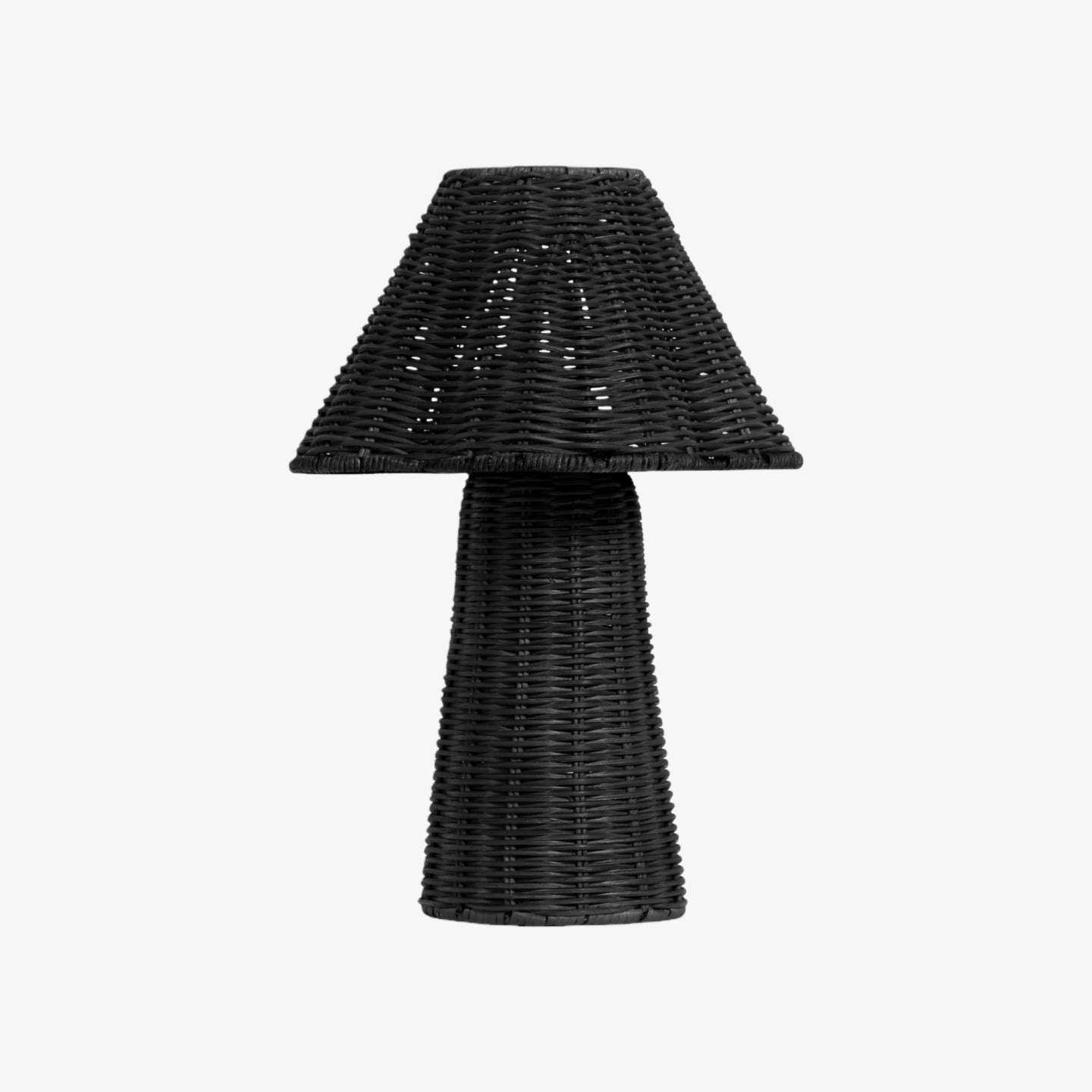 Wickara Skulpturale Rattan-Mini-Tischlampe - Natürliche gewebte Oberfläche, geeignet für Beistelltische & Eingangsbereiche | Esilora