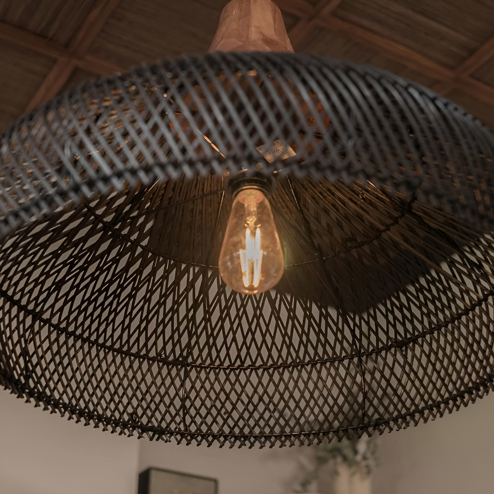 Retro Bohemian Rattan Pendant Light | Esilora
