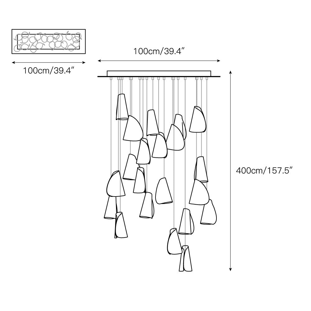 21 Thin Porcelain Pendant Lamp | Esilora