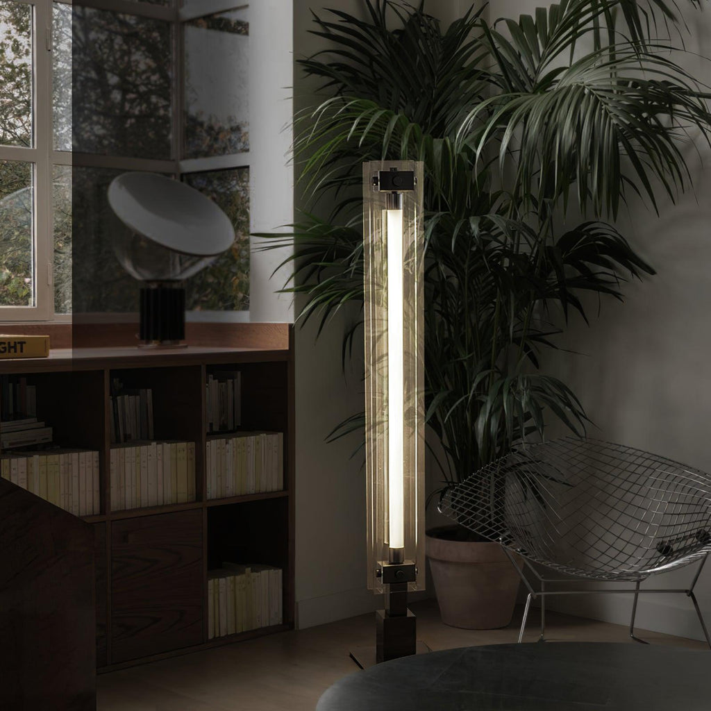 Industrial Style Minimalist Glass Floor Lamp M29 | Esilora
