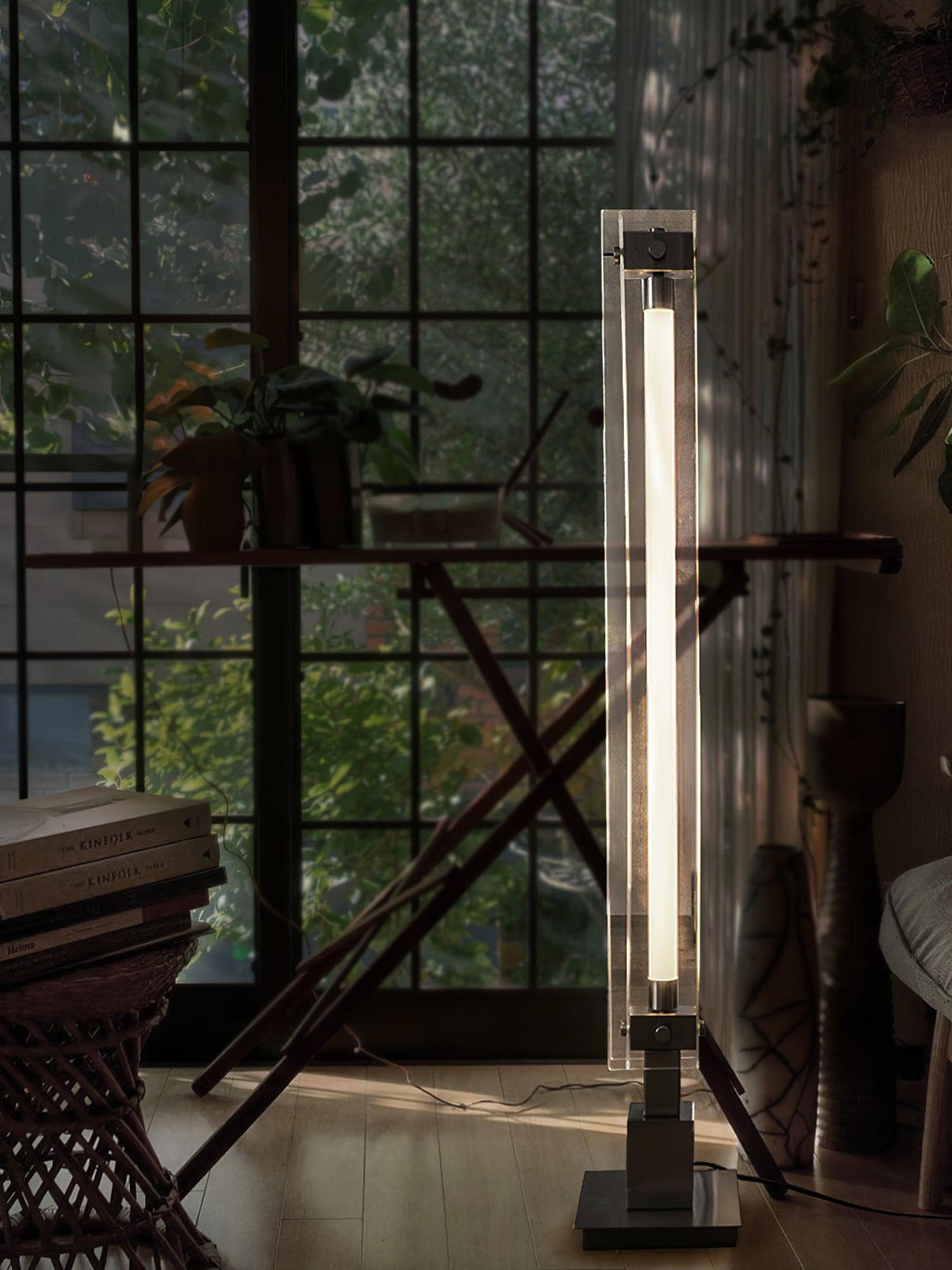 Industrial Style Minimalist Glass Floor Lamp M29 | Esilora