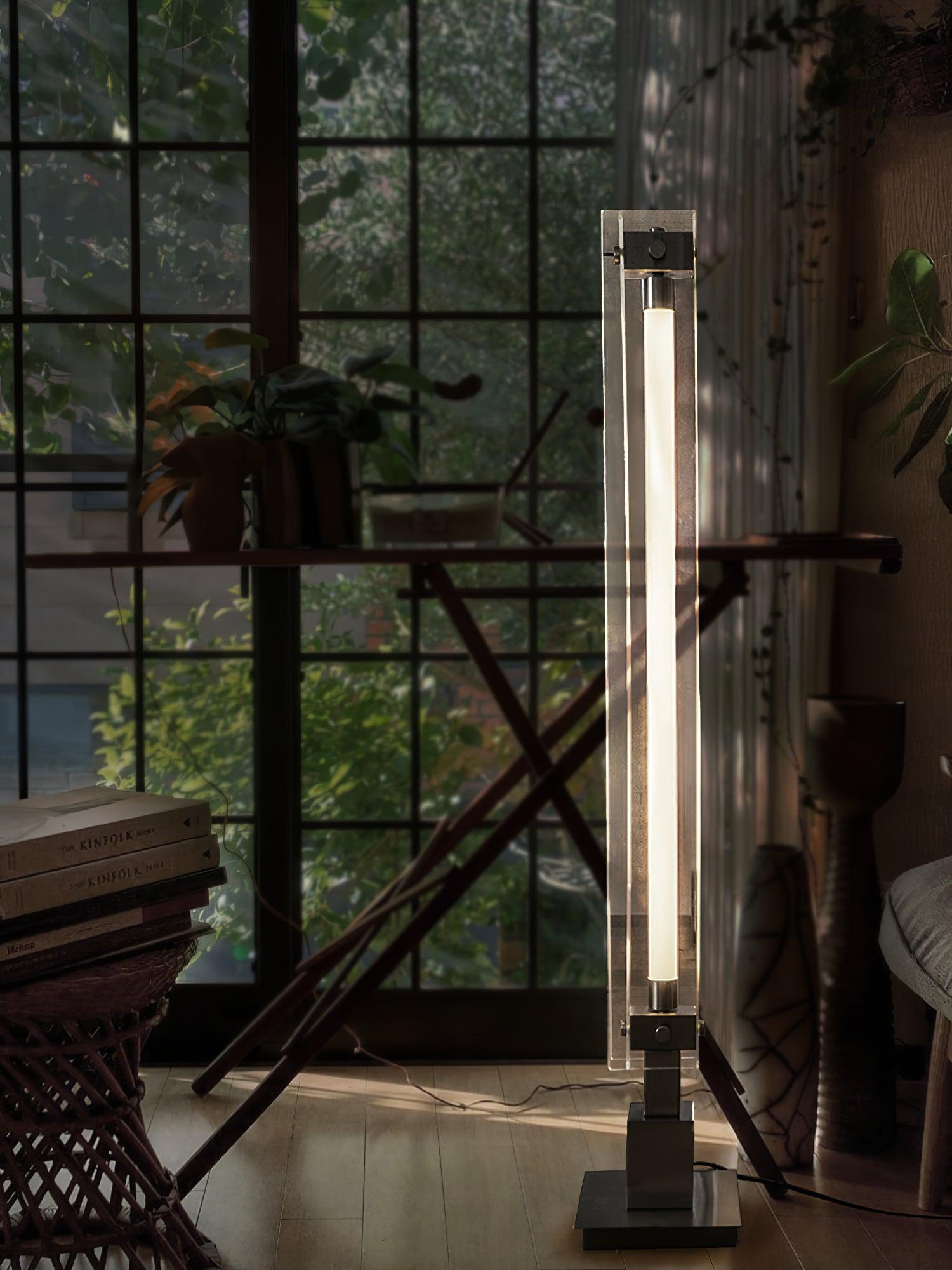 Industrial Style Minimalist Glass Floor Lamp M29 | Esilora