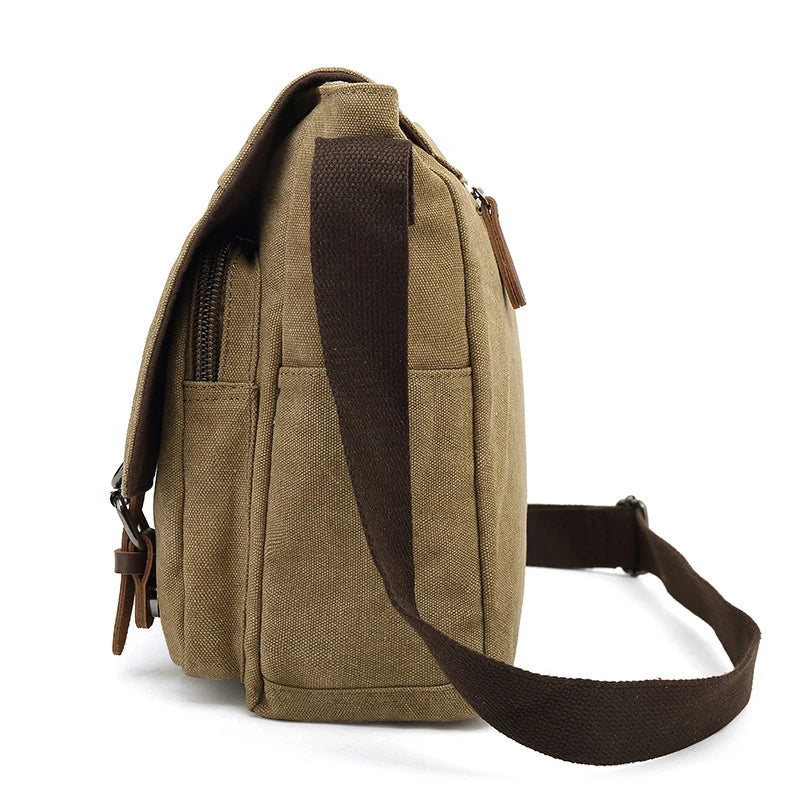 Stylish Canvas Shoulder Bag for Organized Travel - Esilora