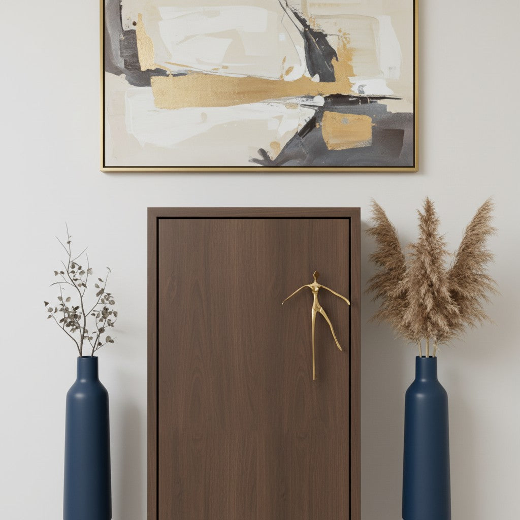 Verlitho Kunstvoller minimalistischer Schrankgriff - Griff für Kleiderschranktüren | Esilora