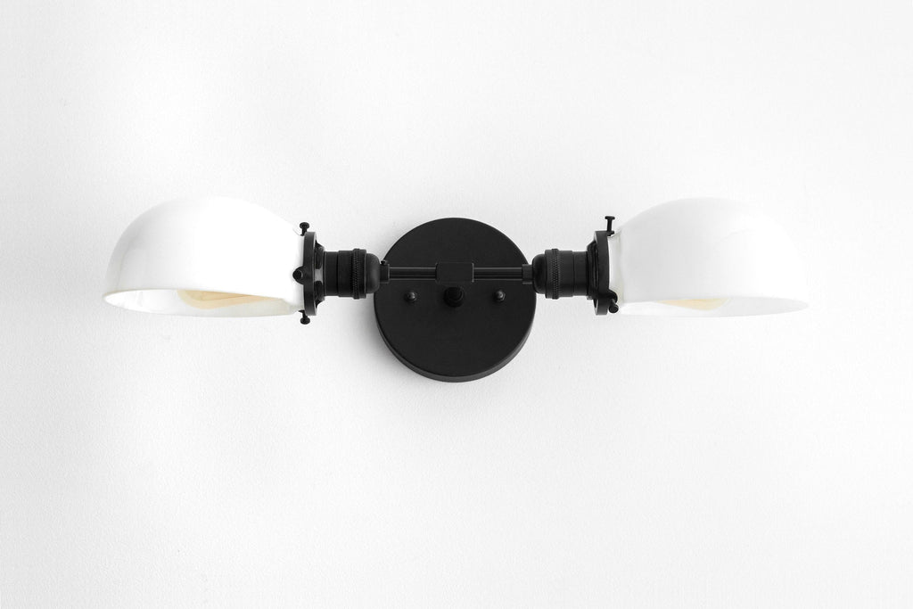 Ornato Luxe Art Deco Schminkspiegel-Wandleuchte – Opalglas-Wandlampe für Bad & Ankleidezimmer | Esilora