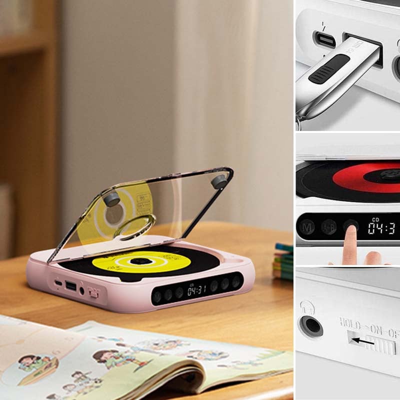 Bærbar CD-afspiller med Bluetooth – Sound Wonder Go - Esilora