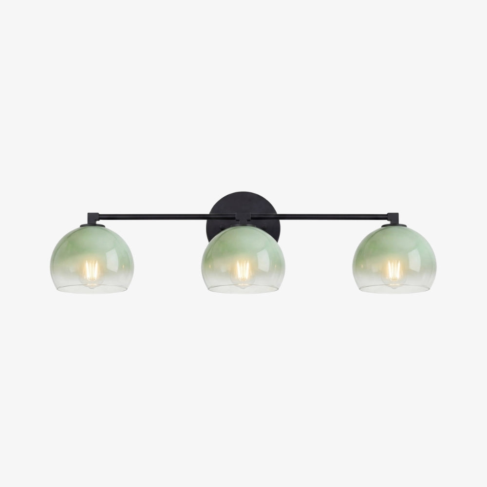 Javina globus-vegglampe – minimalistisk lampe i metall og glass med klokkeform for belysning i stue og soverom | Esilora