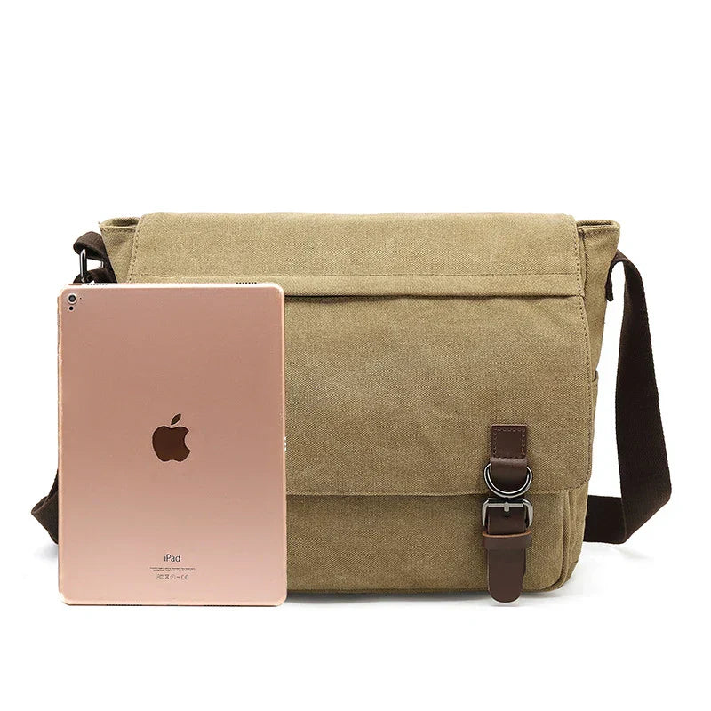 Stylish Canvas Shoulder Bag for Organized Travel - Esilora