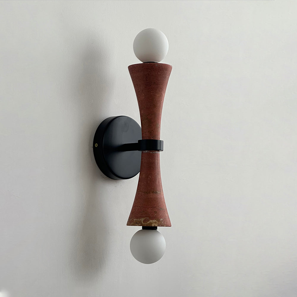 Lampă de perete Katia din travertin | Esilora