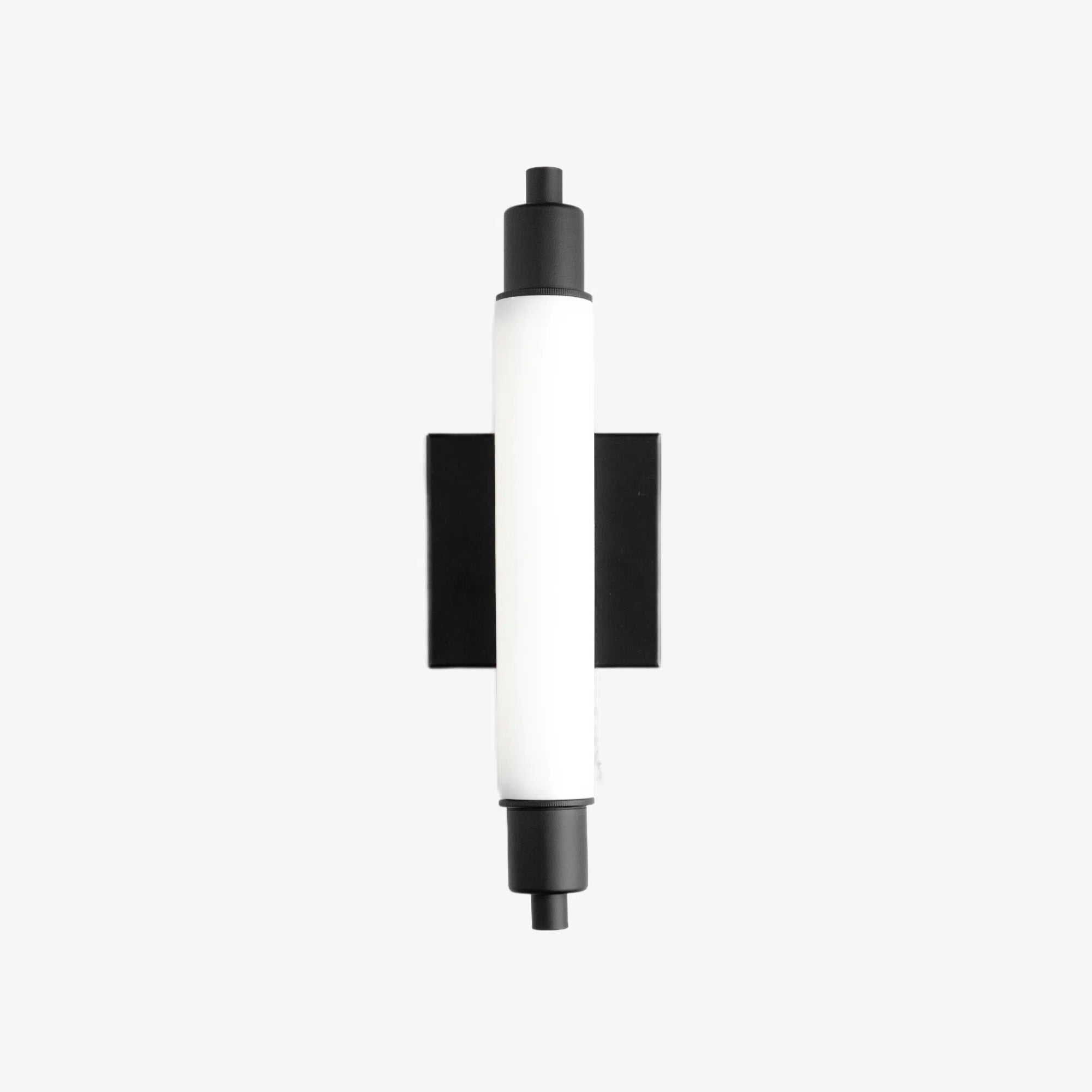 Ornato Luxe Modern Vanity Sconce - Art Deco Wall Light with Cylinder Shade | Esilora