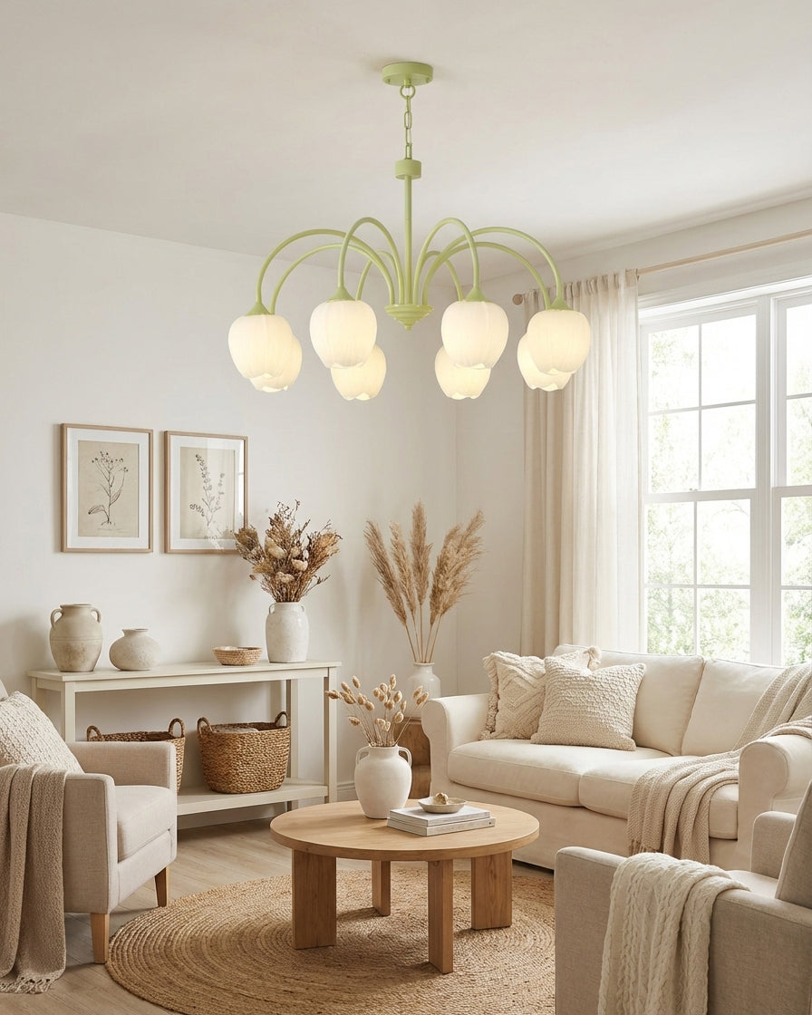 Tulip Matcha Chandelier | Esilora