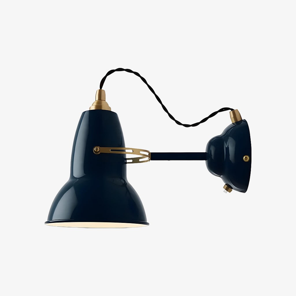 Modryx Retro Metal Wall Sconce - Adjustable Arm for Bedside Reading and Accent Lighting | Esilora