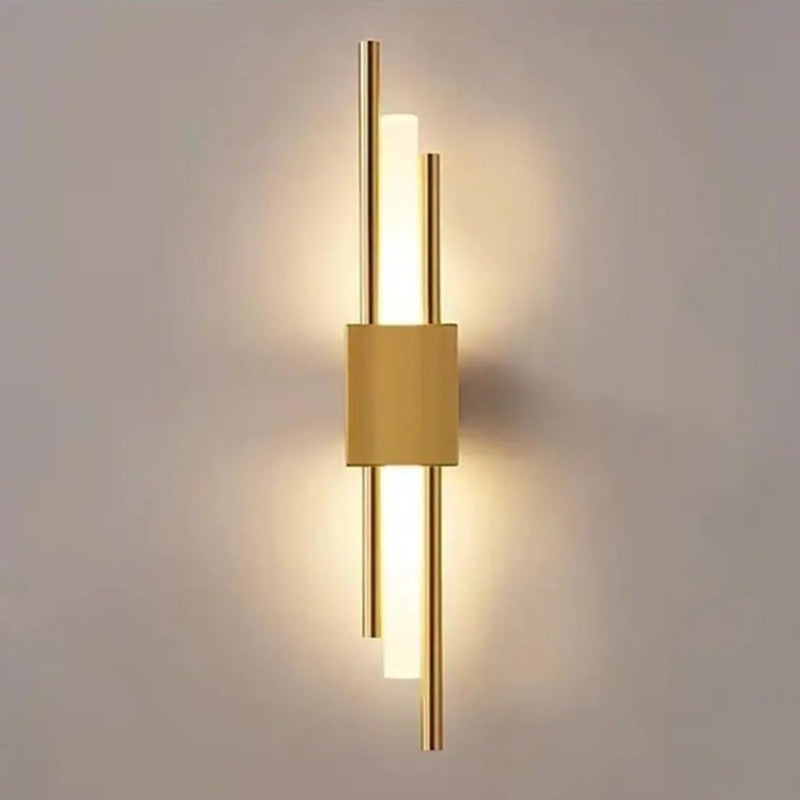 LuminArt - Stylish Black/Gold LED Light | Esilora