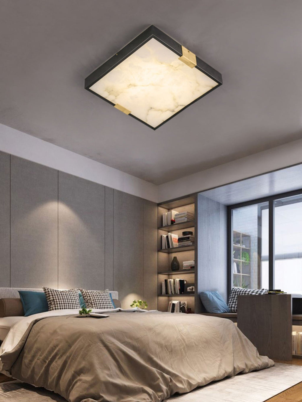 Lucien Alabaster Ceiling Light | Esilora