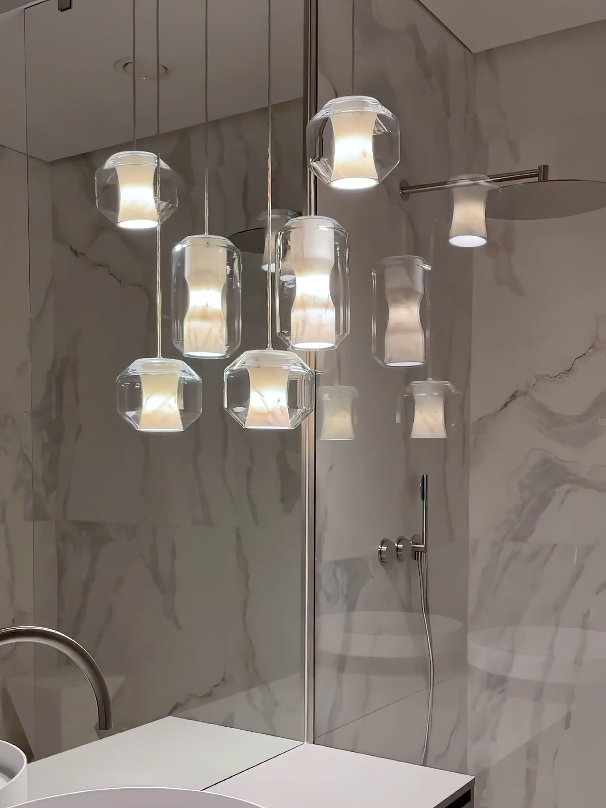 Glass Alabaster Pendant Lamp | Esilora