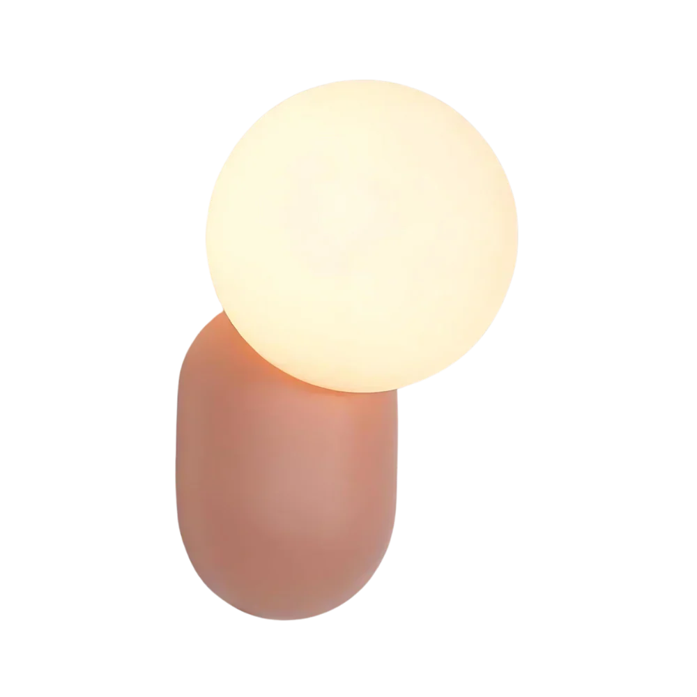 Luma Nordic Glass Orb Wall Light | Esilora